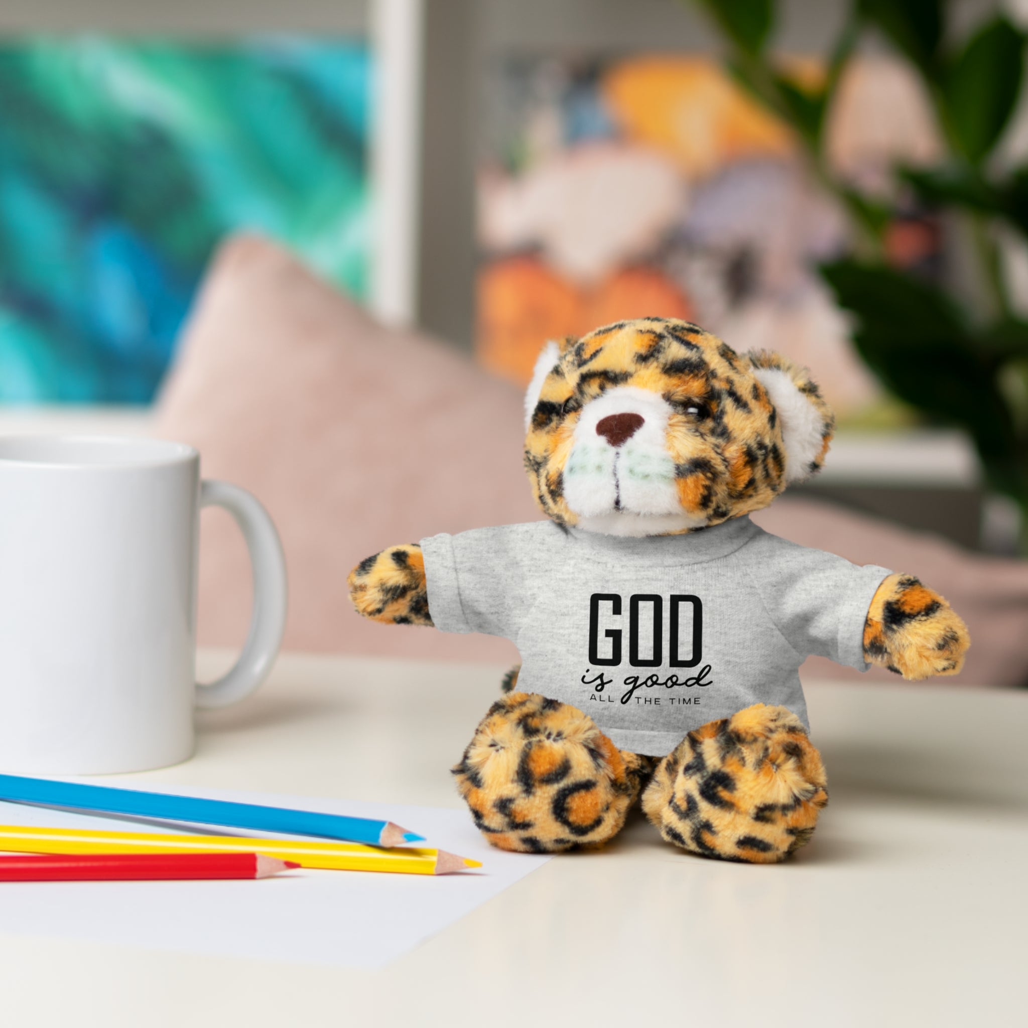 Teddy Bear with "God Is Good" Tee