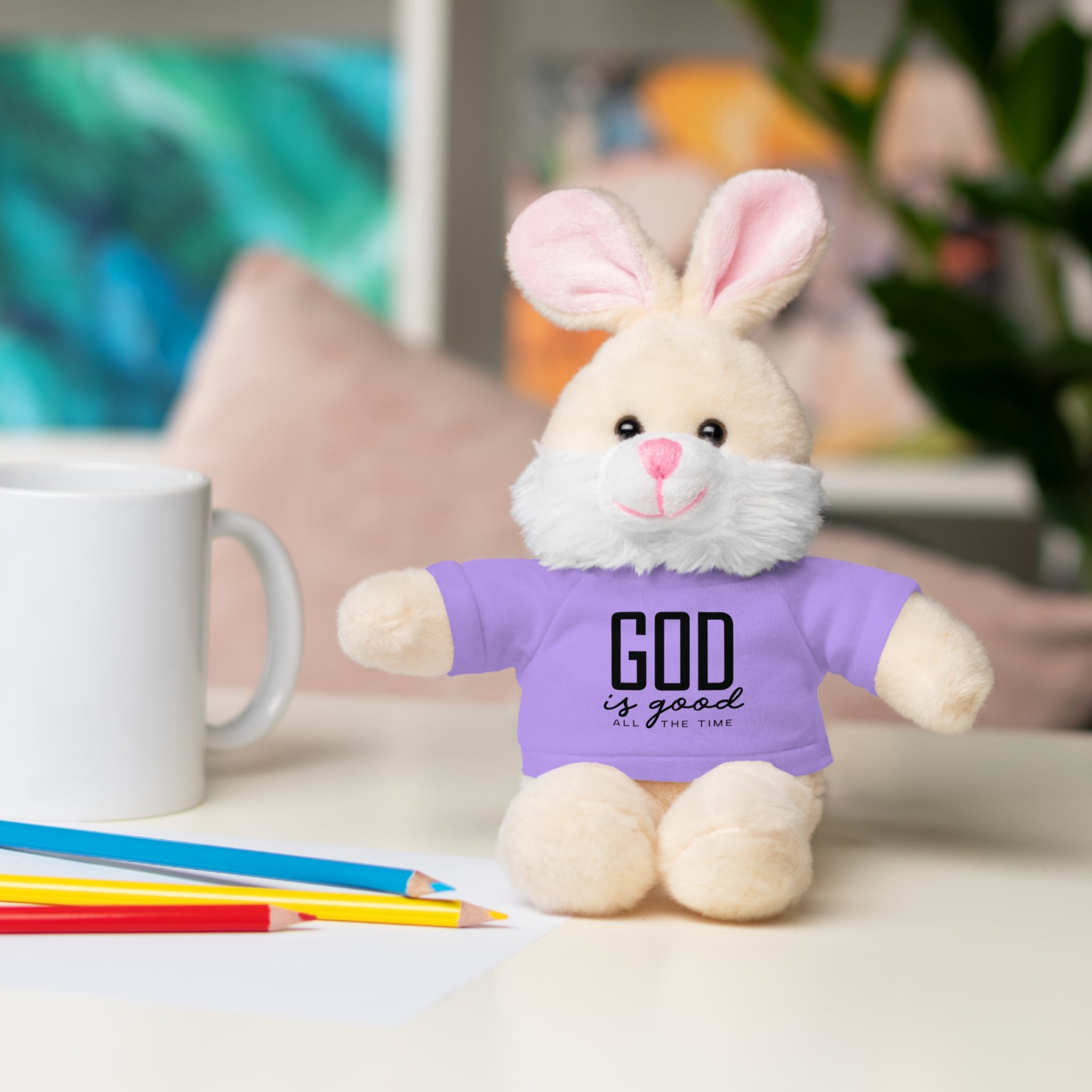 Teddy Bear with "God Is Good" Tee