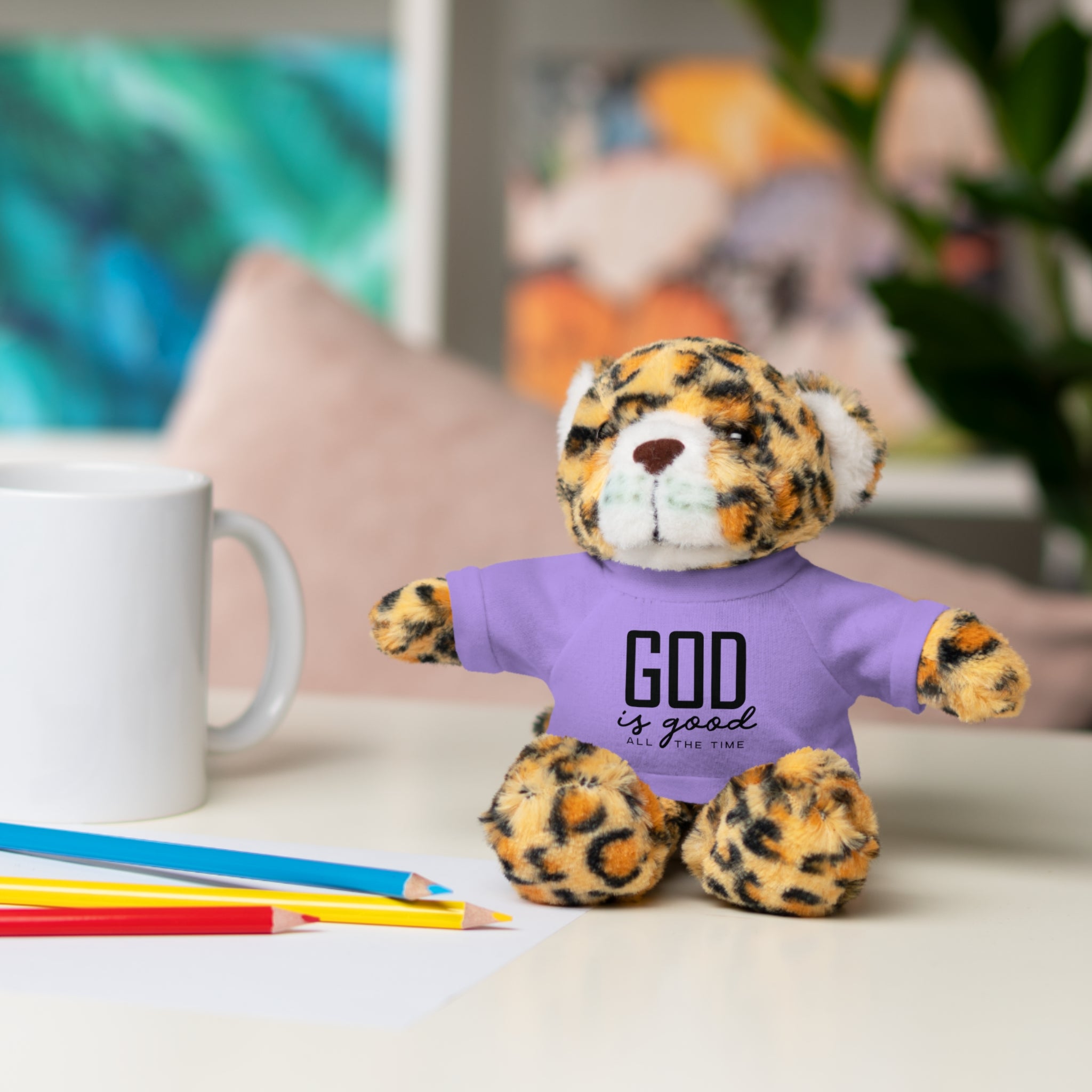 Teddy Bear with "God Is Good" Tee