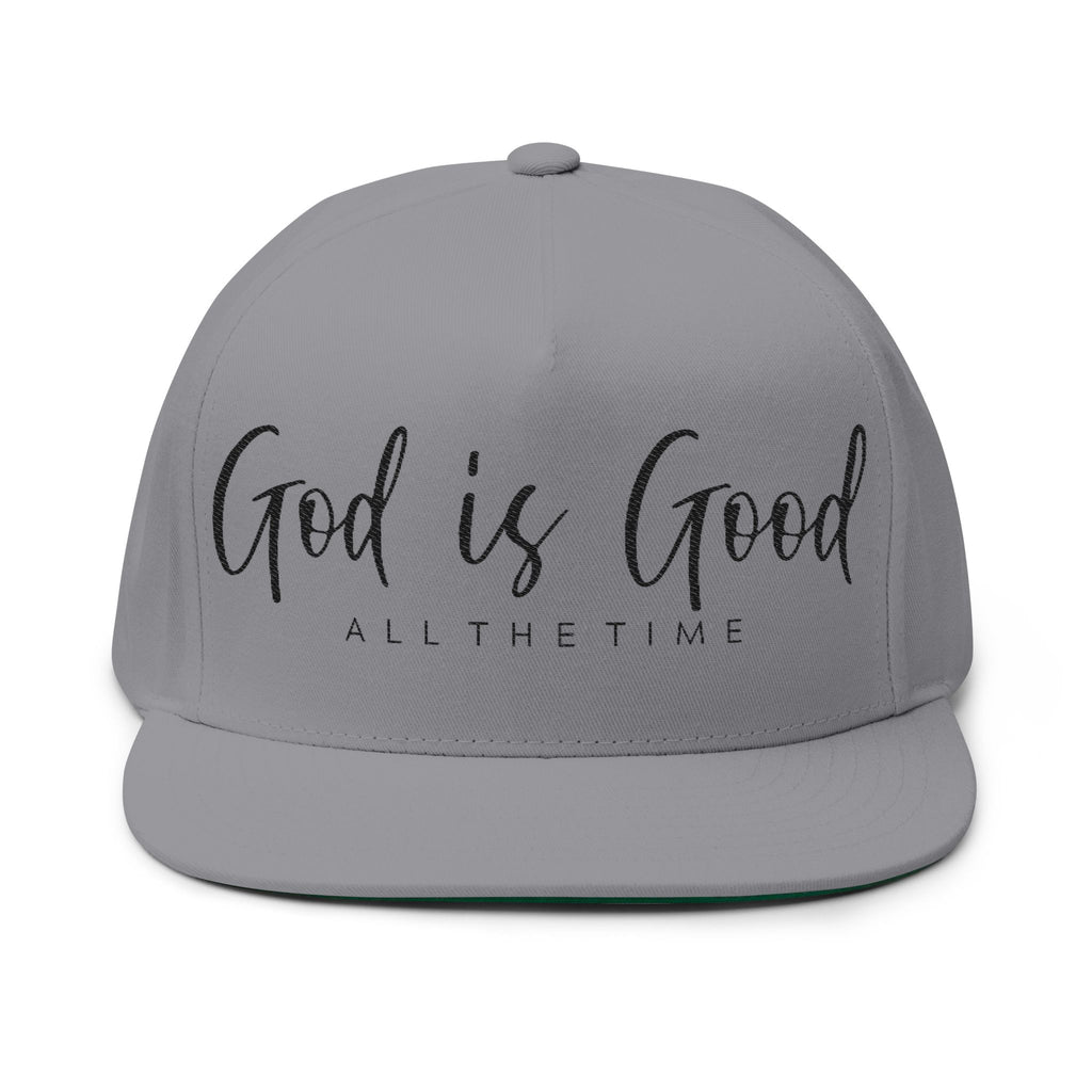 Flat Bill Cap - "God Is Good"