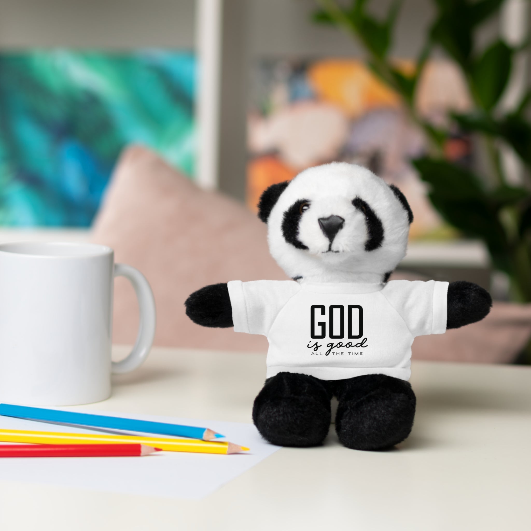 Teddy Bear with "God Is Good" Tee