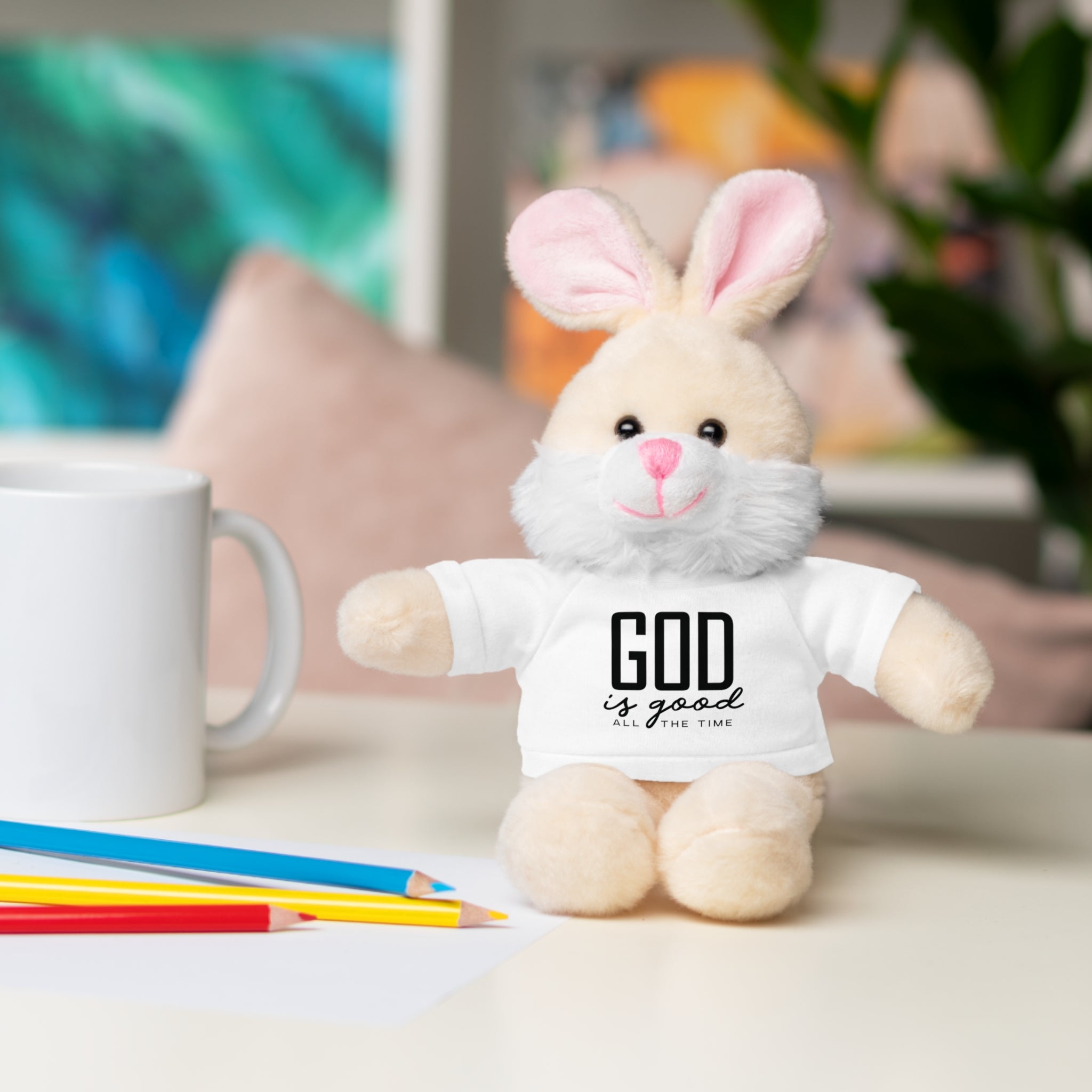 Teddy Bear with "God Is Good" Tee