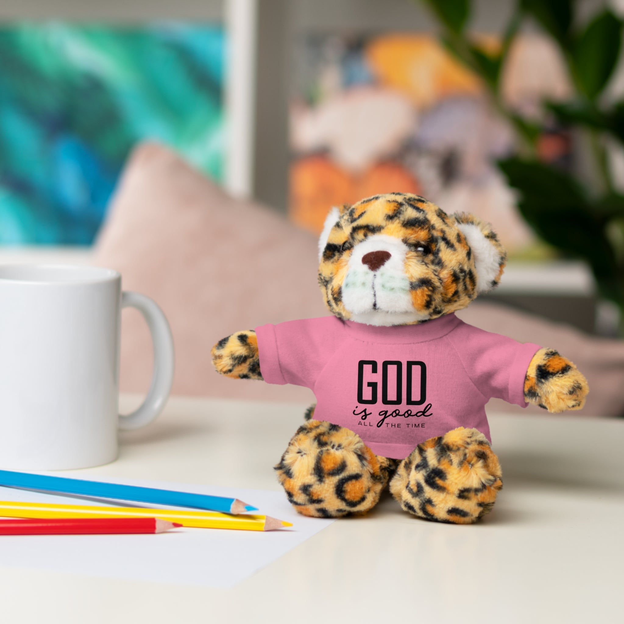 Teddy Bear with "God Is Good" Tee