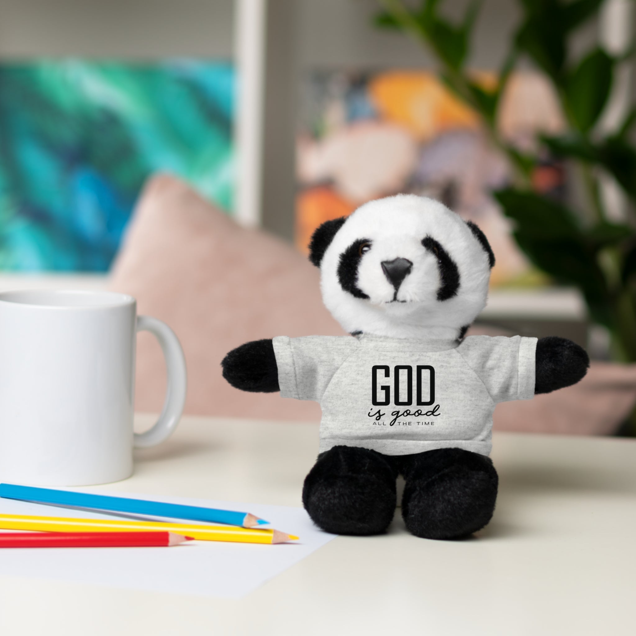 Teddy Bear with "God Is Good" Tee