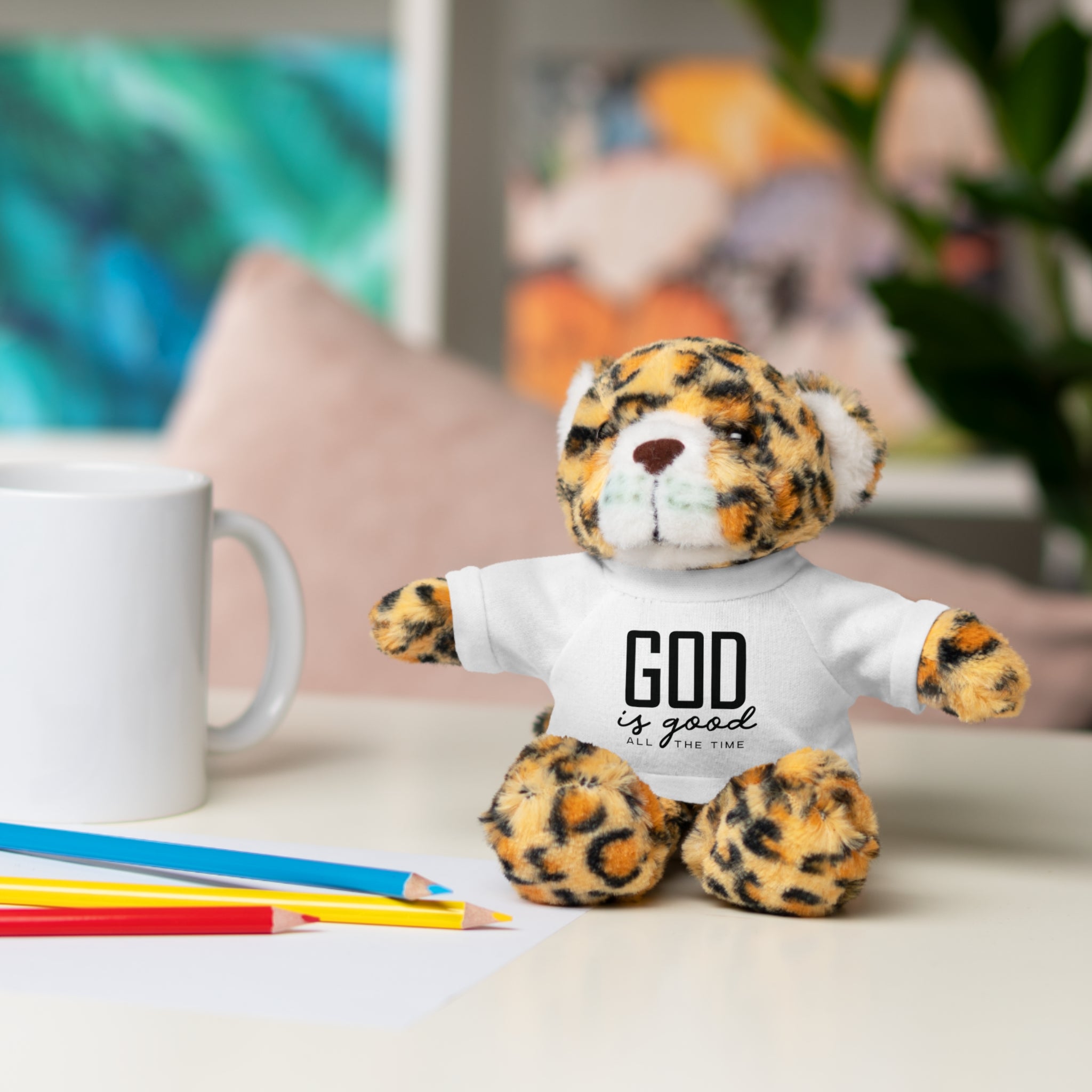 Teddy Bear with "God Is Good" Tee