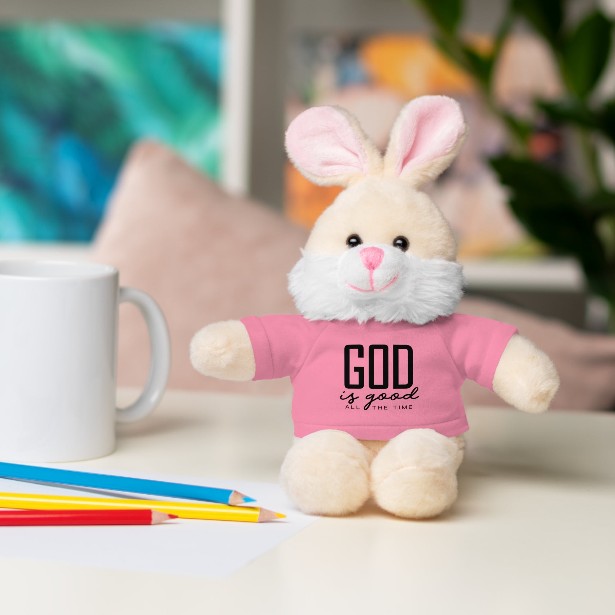 Teddy Bear with "God Is Good" Tee