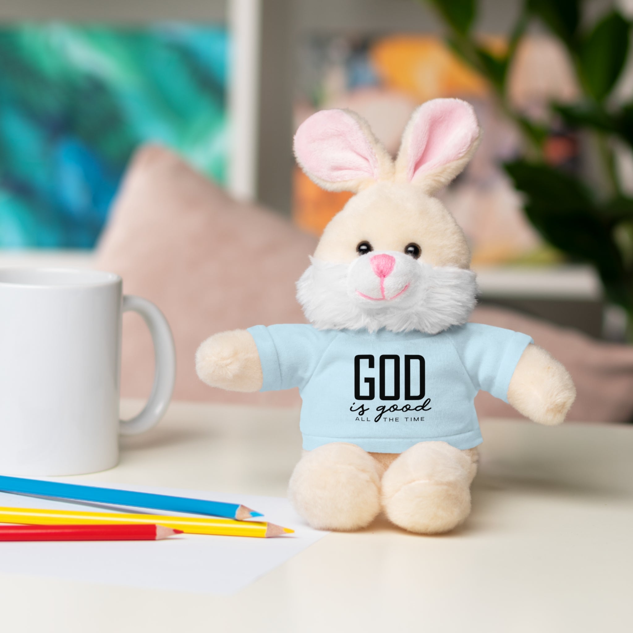 Teddy Bear with "God Is Good" Tee