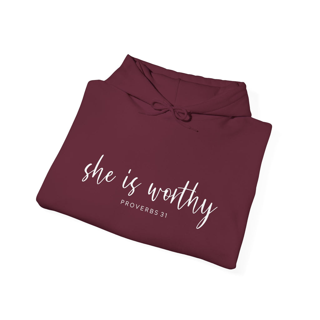 “She Is Worthy” - Hoodie