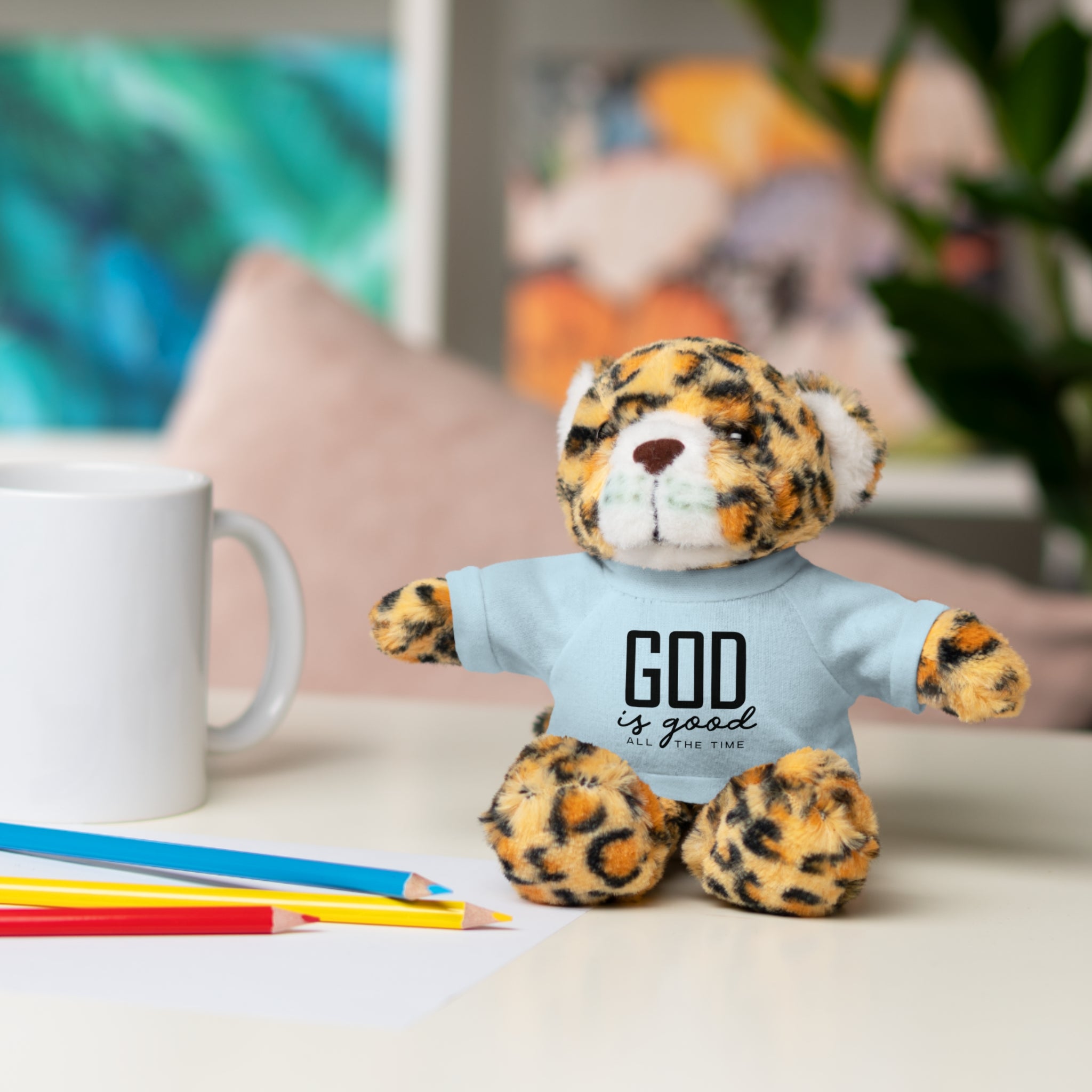 Teddy Bear with "God Is Good" Tee