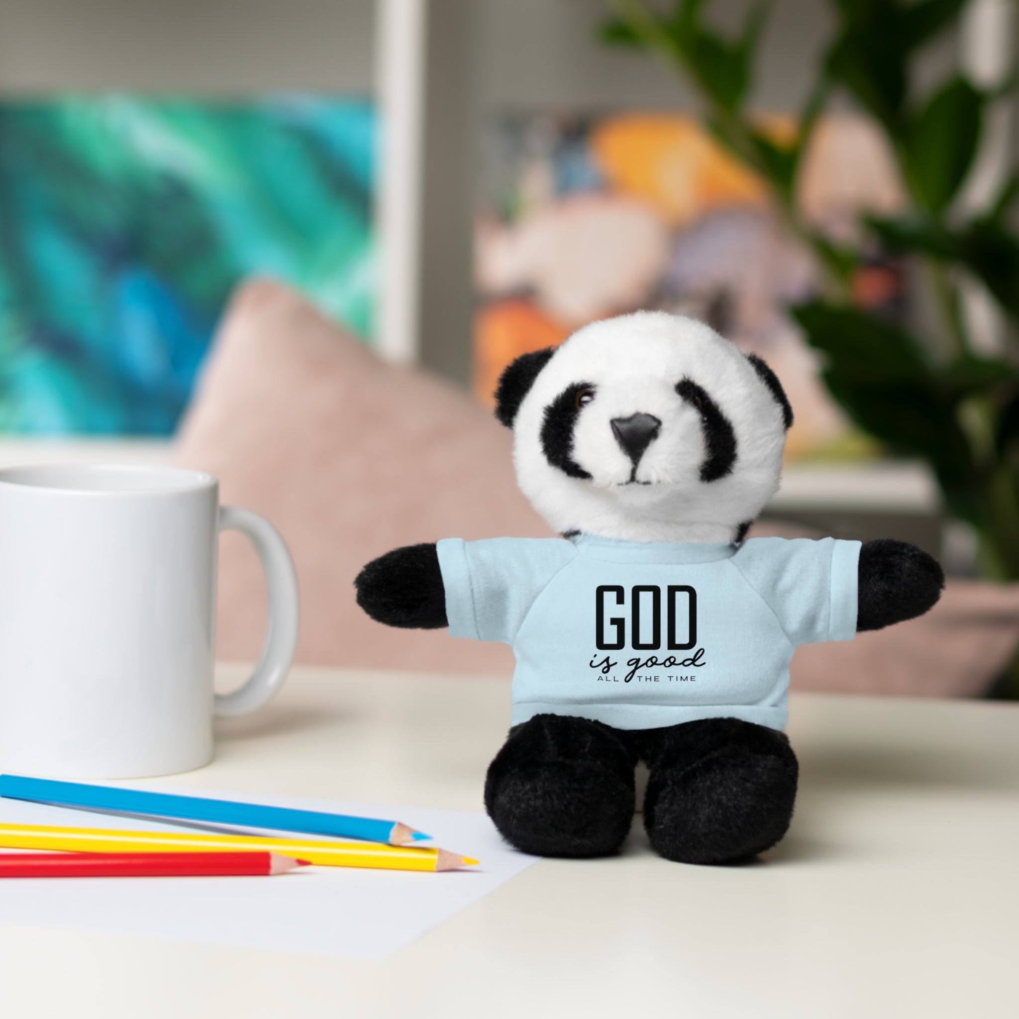 Teddy Bear with "God Is Good" Tee