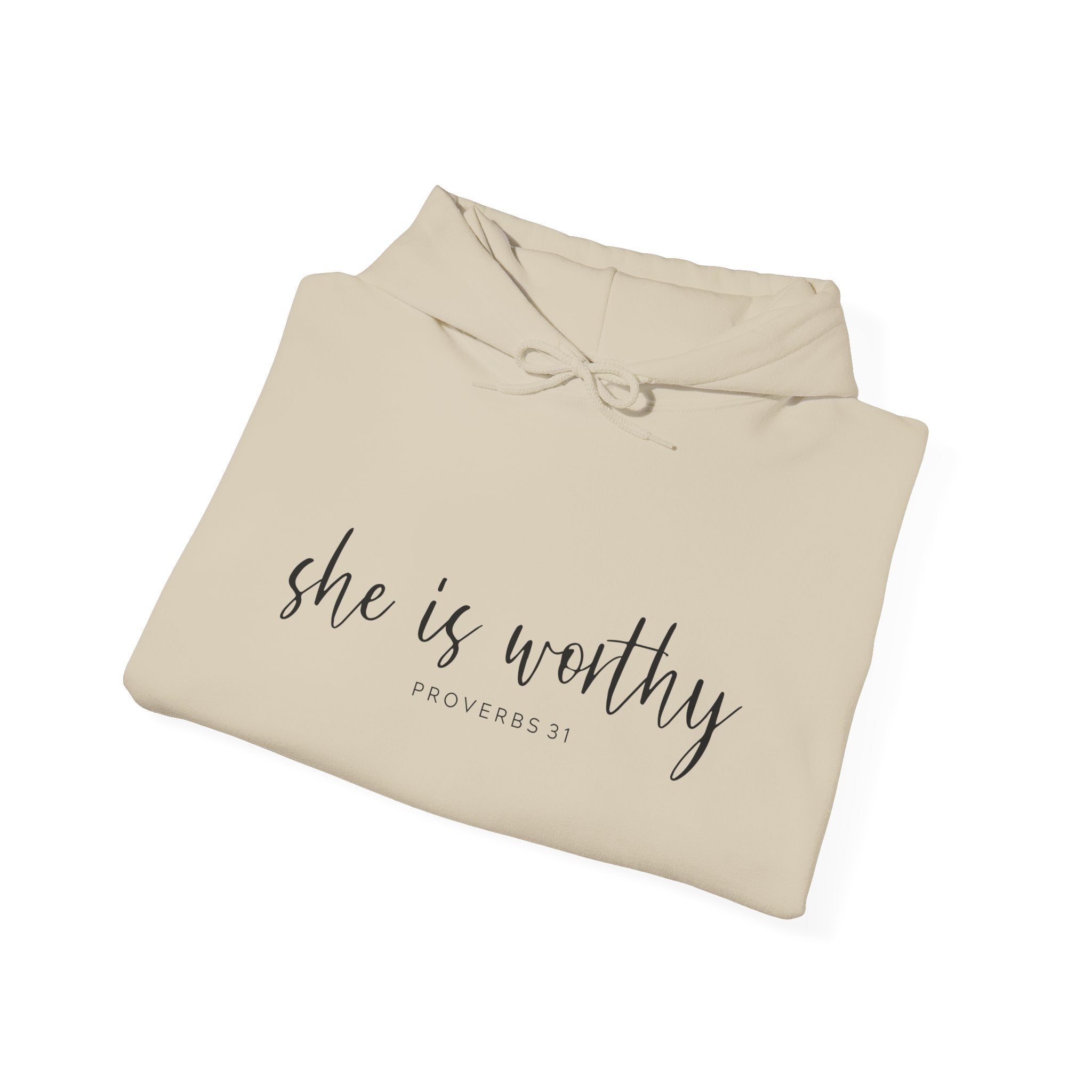“She Is Worthy” - Hoodie