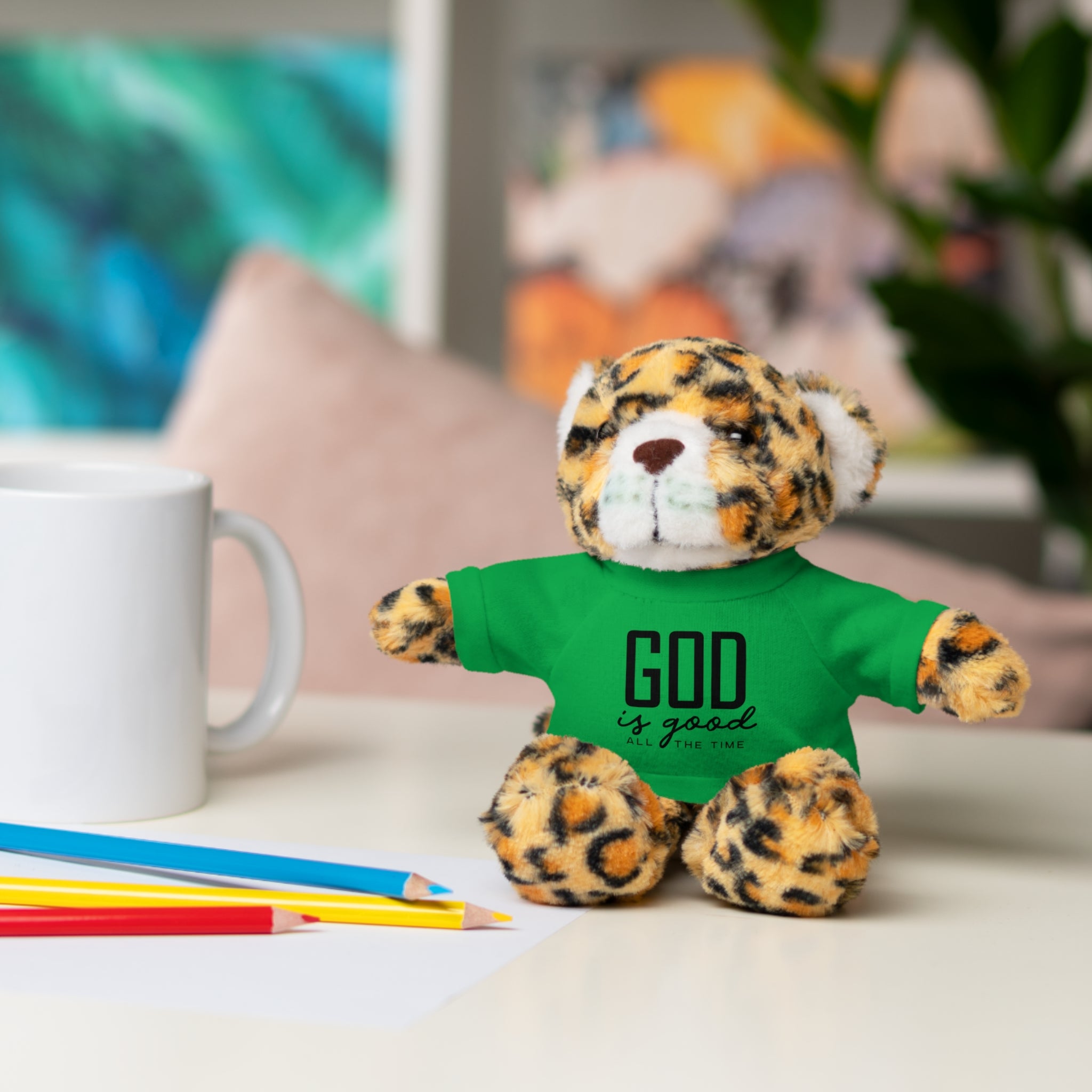 Teddy Bear with "God Is Good" Tee