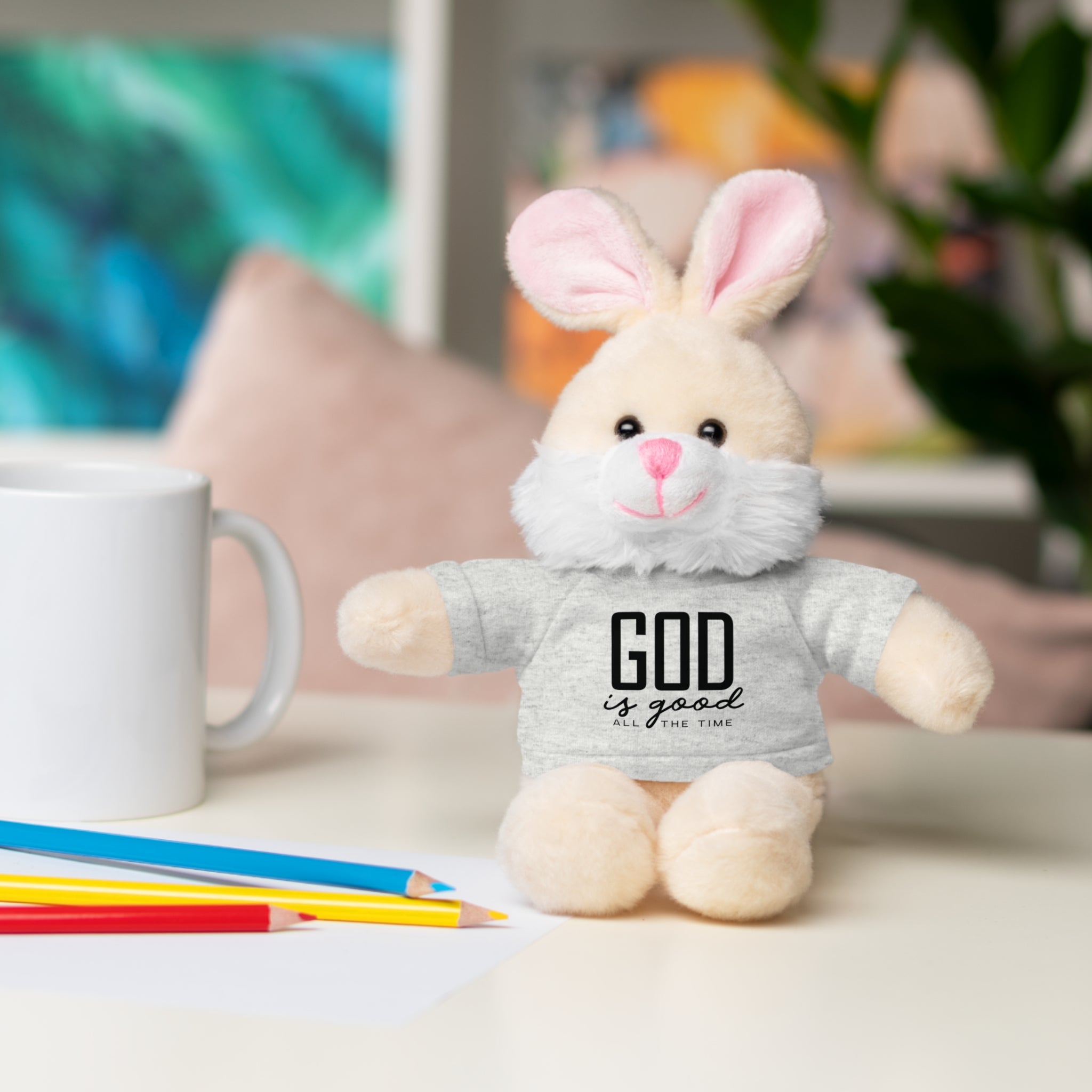 Teddy Bear with "God Is Good" Tee