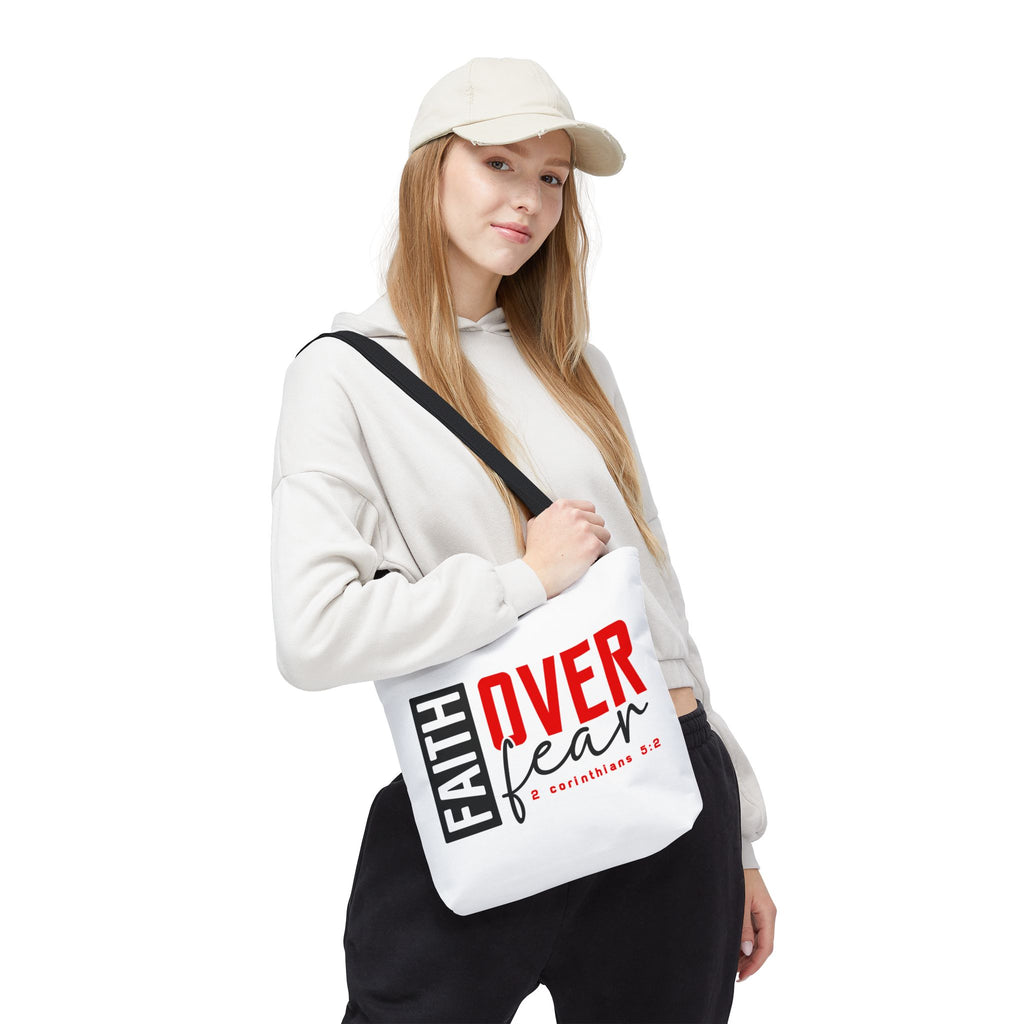 "Faith Over Fear" Tote Bag
