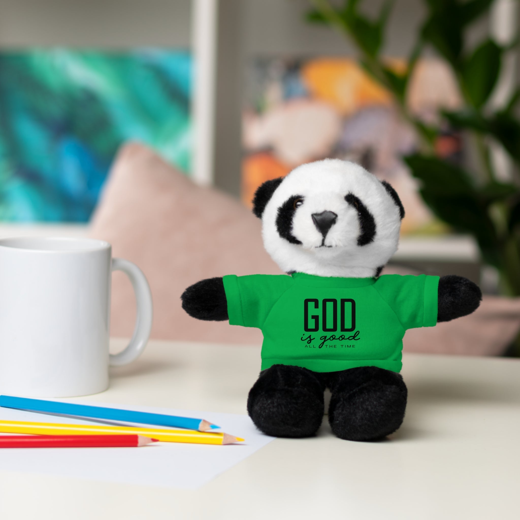 Teddy Bear with "God Is Good" Tee