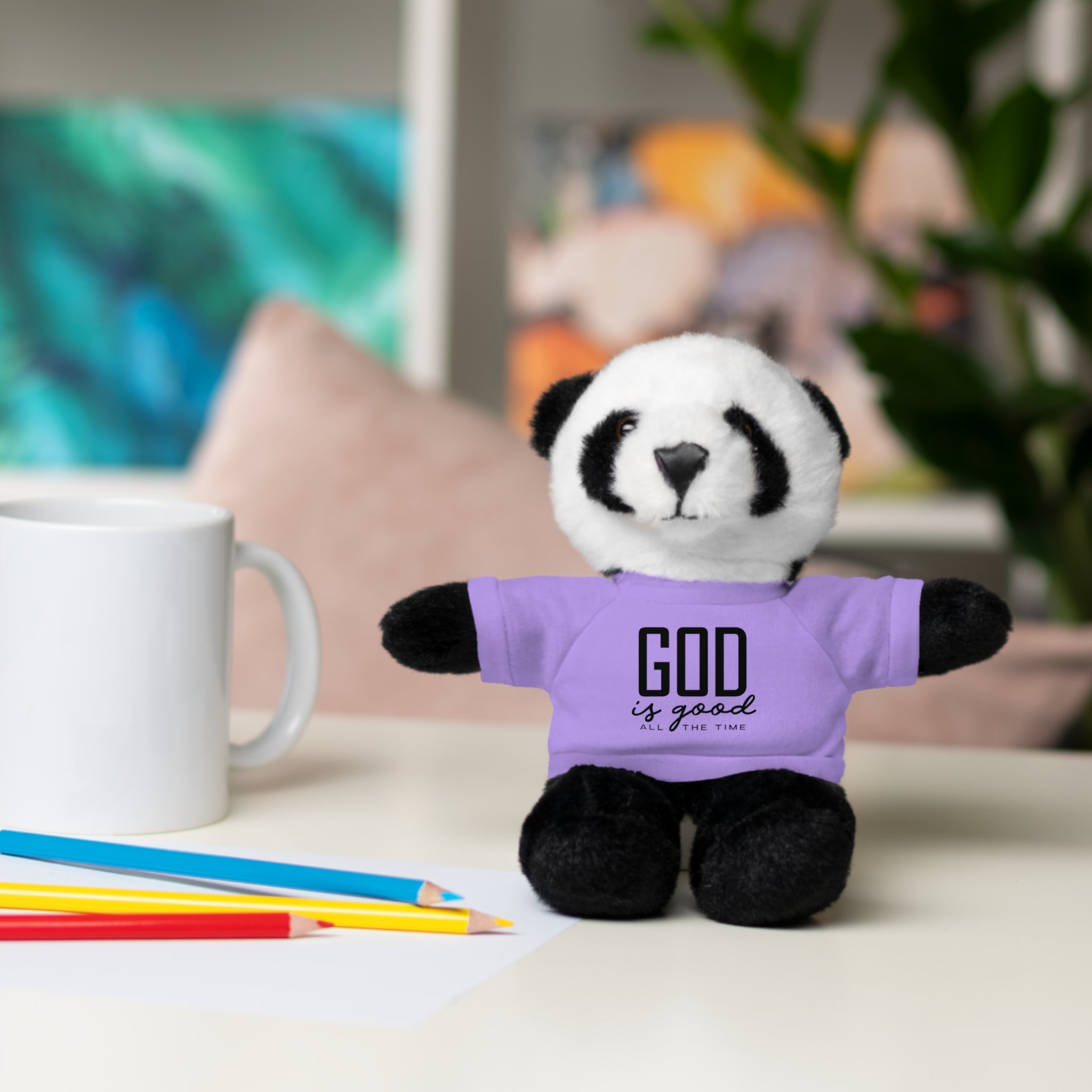 Teddy Bear with "God Is Good" Tee