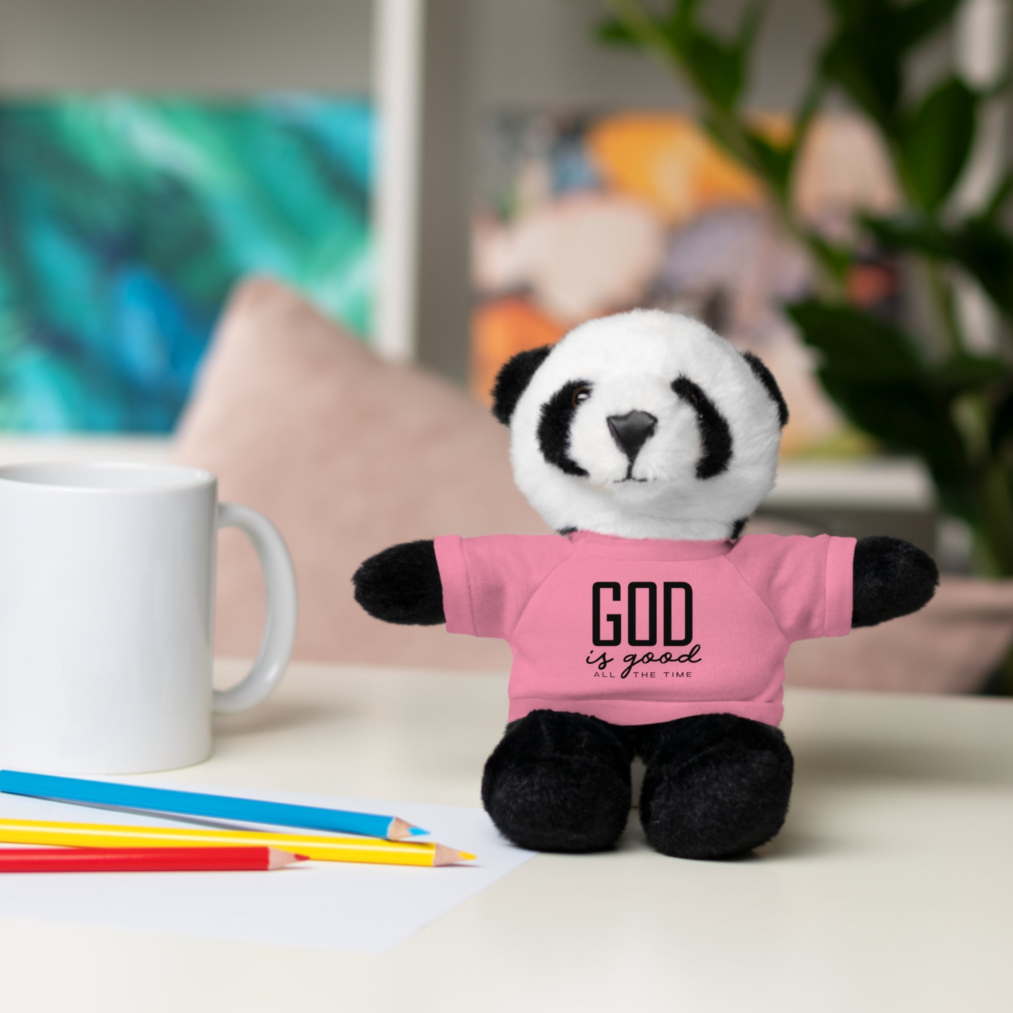 Teddy Bear with "God Is Good" Tee