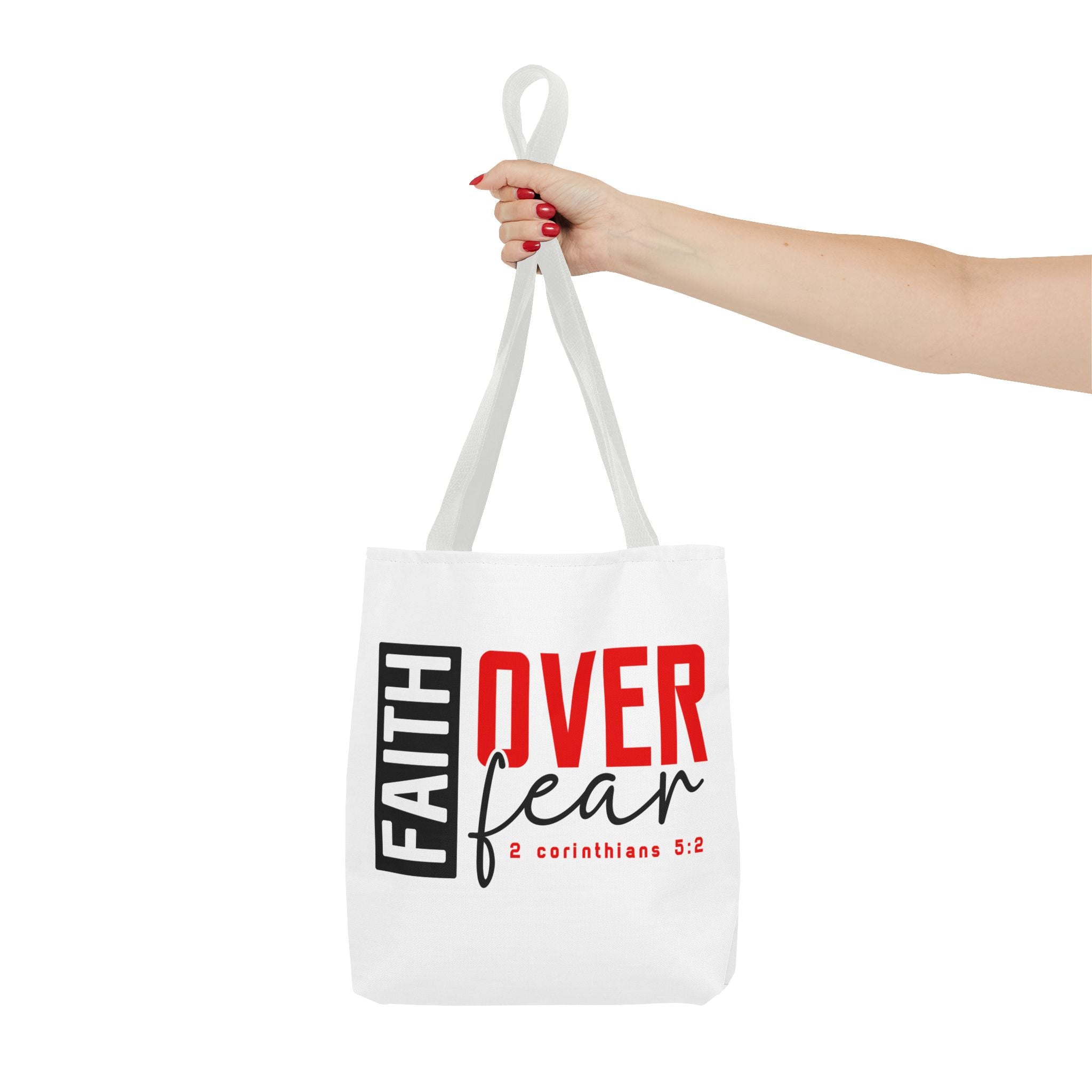 "Faith Over Fear" Tote Bag
